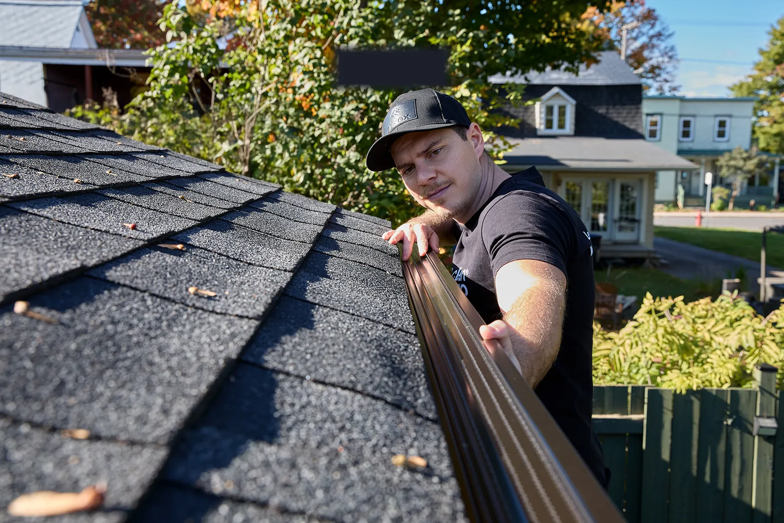 Seamless gutters with solid hanger fastening — ABC Exteriors, Savannah GA