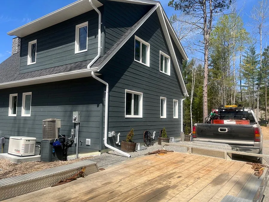 Completed exterior renovation — A. Wasmund Contracting Ltd, Russell ON