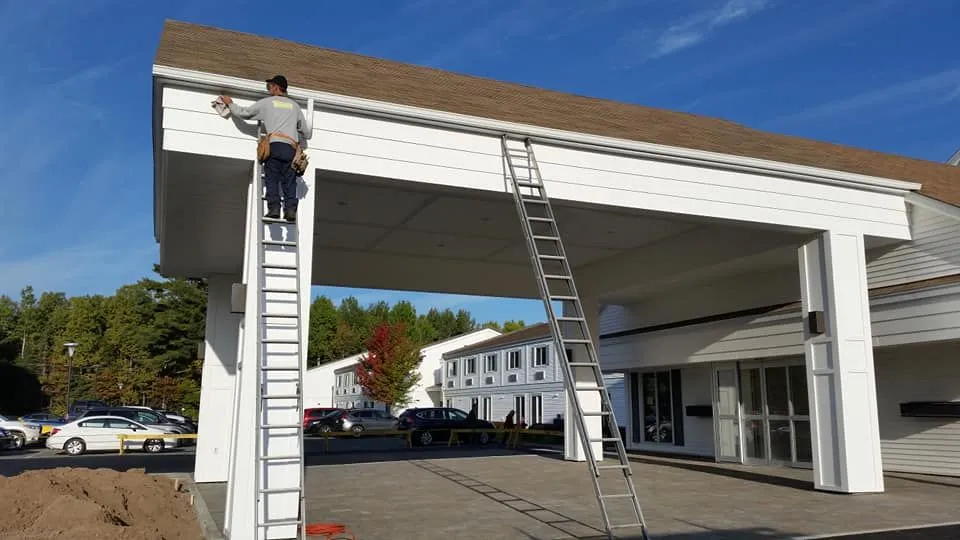 Installation de gouttières DoublePro® — réalisation Gouttières Bruma, Bathurst