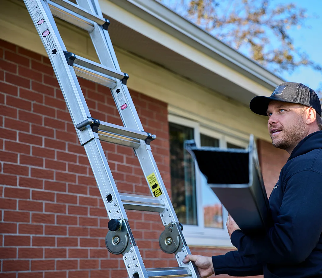 Capital General Exteriors crew on site