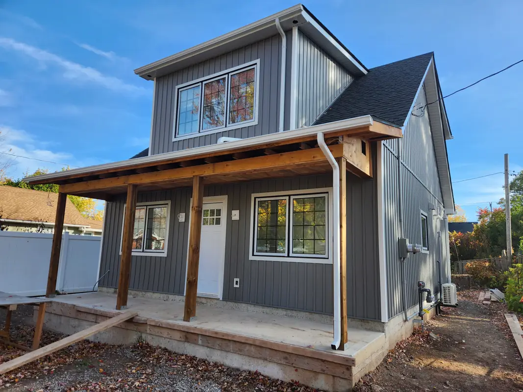 Roofline & exterior upgrade — Custom Seamless Eavestrough, Niagara