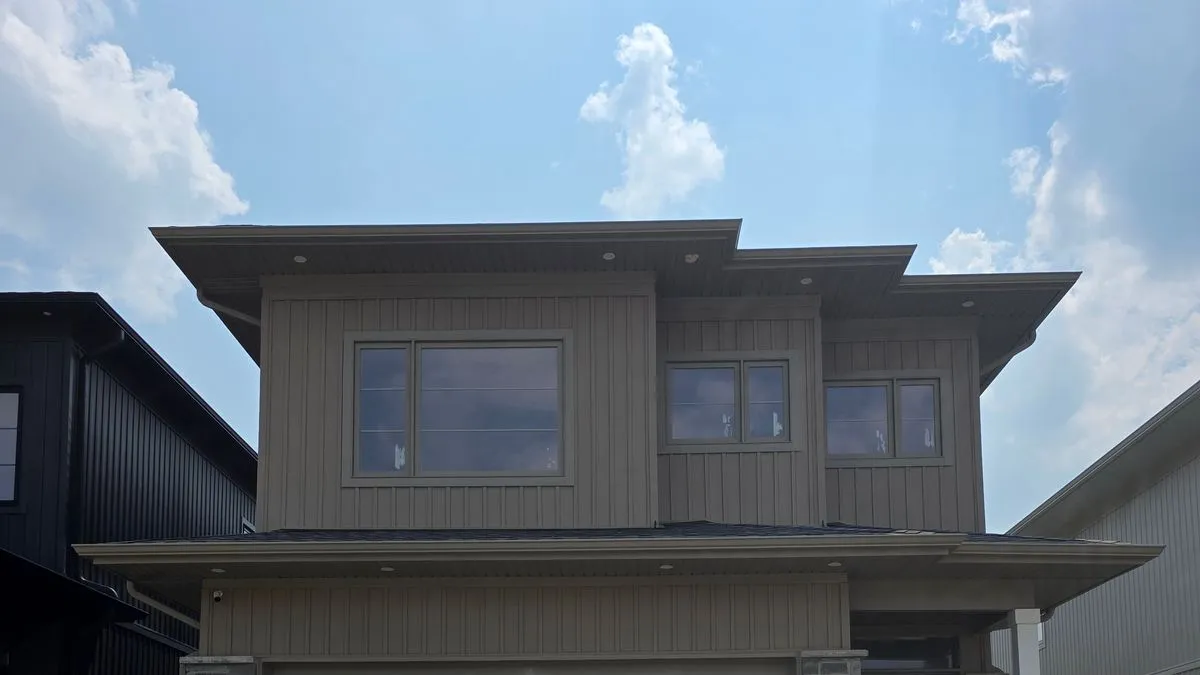 Professional gutter cleaning — Custom Seamless Eavestrough