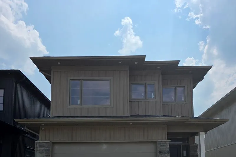 Gutter cleaning by Custom Seamless Eavestrough in St. Catharines, ON