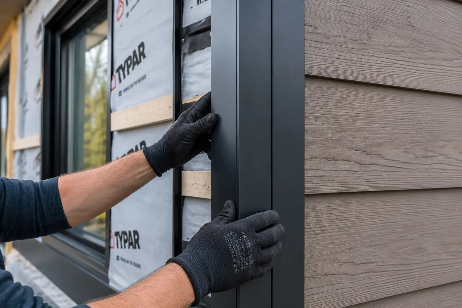 Corner house aluminium capping — D & J Wall Exteriors, Listowel ON