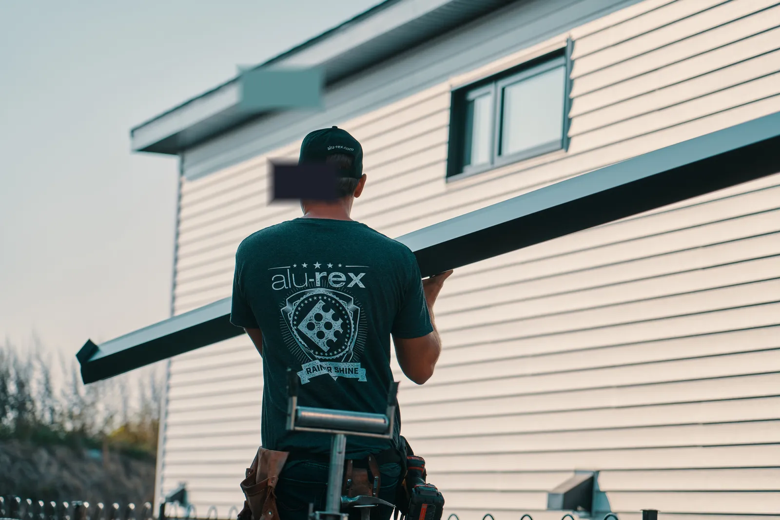 Seamless gutter installation on a residential home — DoublePro Michigan, Ann Arbor MI
