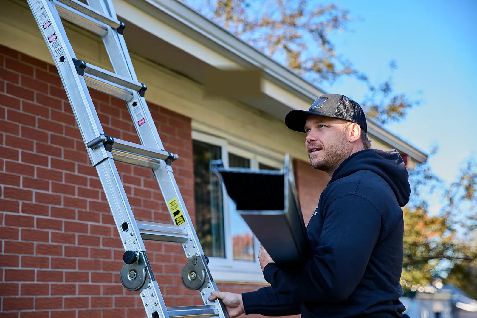 Seamless gutters with solid hanger fastening — DoublePro Michigan, Ann Arbor MI