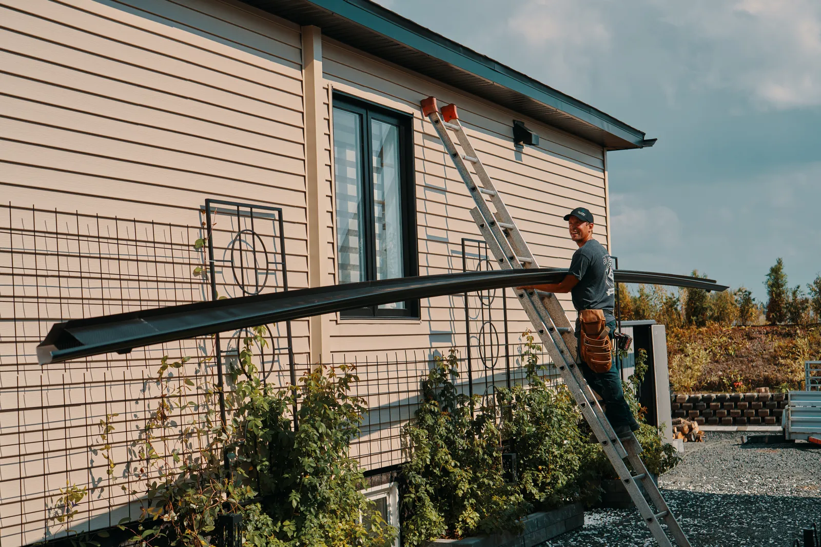 Gutter installation by Easy Affordable Exteriors — Kingston and surrounding area