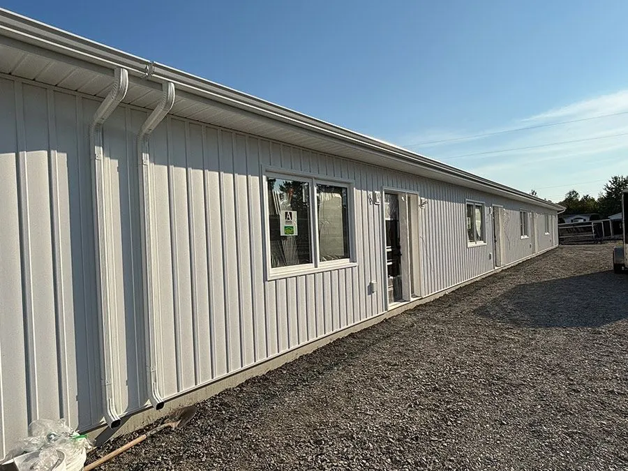 Soffit & fascia detail — Eastern Roofcare, Bathurst NB