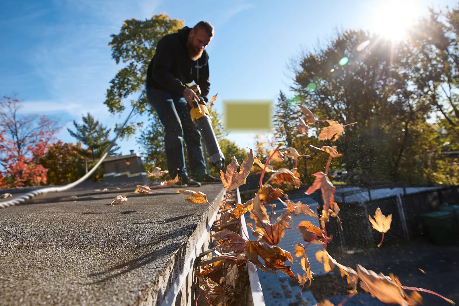 Roofline detail with Alu-Rex protection — Elite Gutter Systems, Stonewall OK