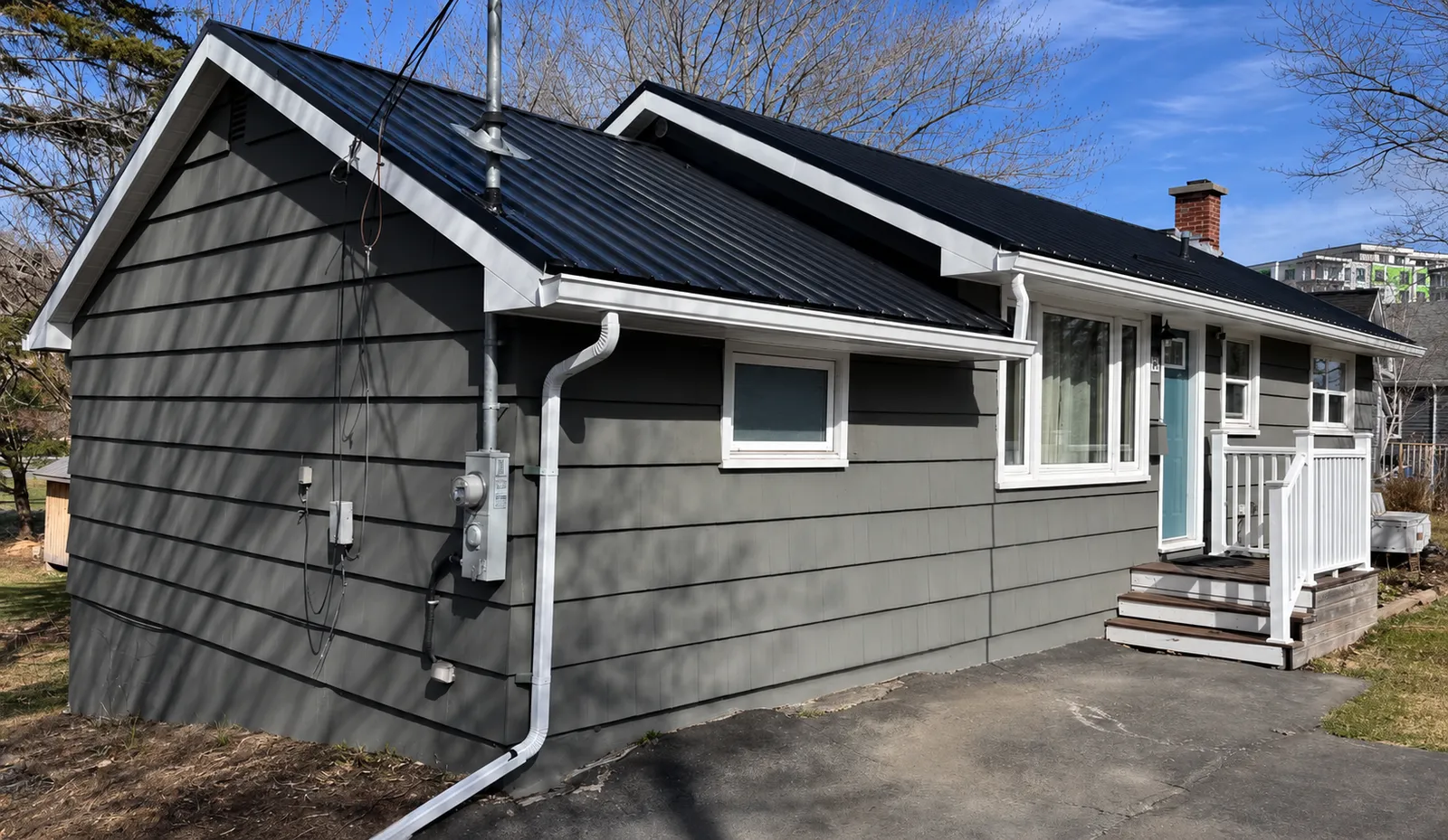 Completed gutter system in Halifax — Good Gutters HFX, Halifax NS