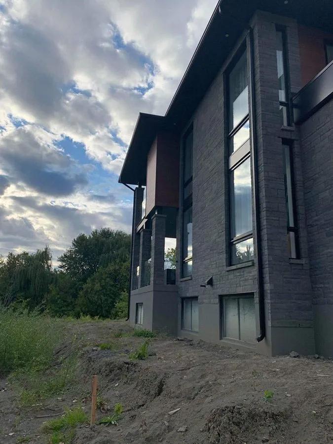 Façade et gouttières — projet Gouttières et Revêtements BP, Sorel-Tracy