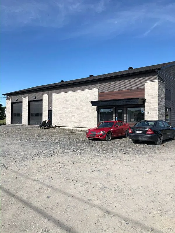 Gouttières sans joint — projet Gouttières Michel Tardif, Lac-Mégantic