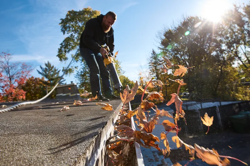 Residential roofing work by Gutter Clock
