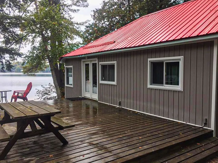 Gutter system — residential — Highland Eavestroughing & Siding, Minden AB