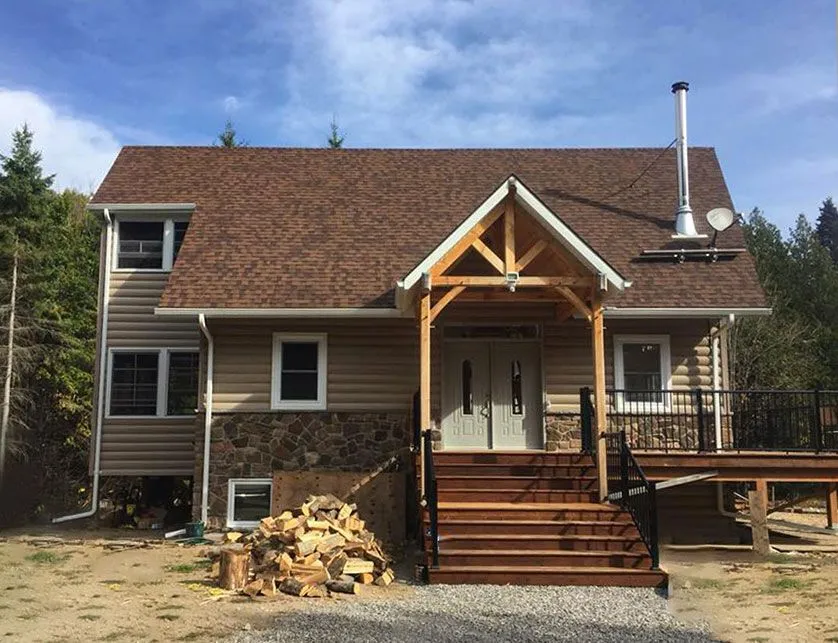 Home exterior project — Highland Eavestroughing & Siding, Minden AB