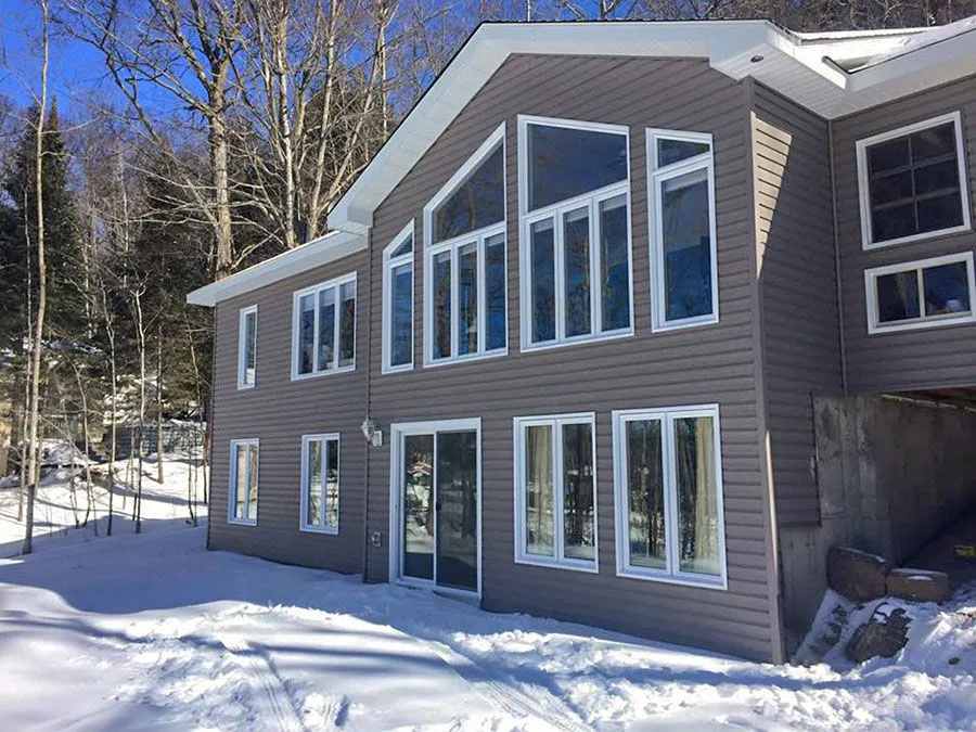 Exterior project detail — Highland Eavestroughing & Siding, Minden AB