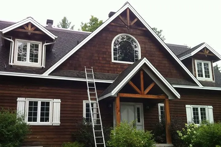 Site work & exterior finish — Highland Eavestroughing & Siding, Minden AB