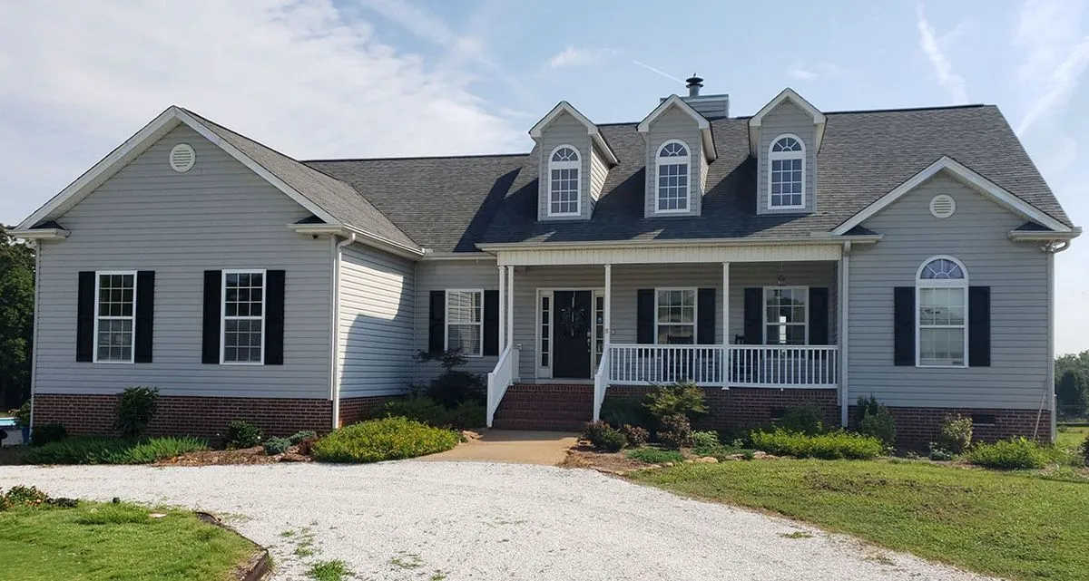 Residential eavestrough project — Hub City Home Pros, Spartanburg AB