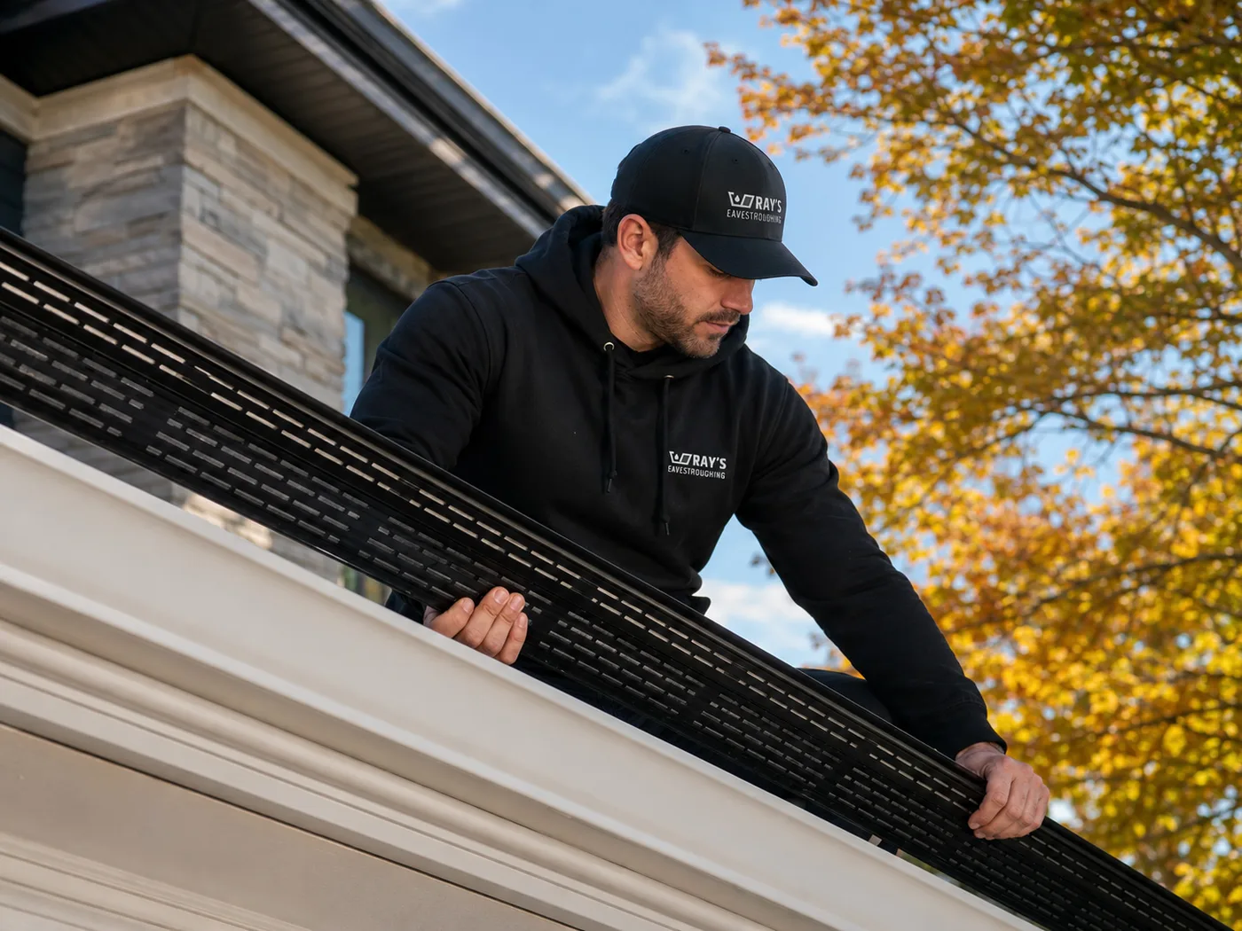 Gutter installation tailored to your home by iTrough Inc.