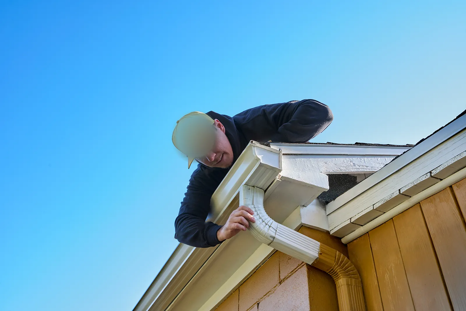 Roofline consultation with the homeowner — JAWZ Gutter Solutions, Victoria BC