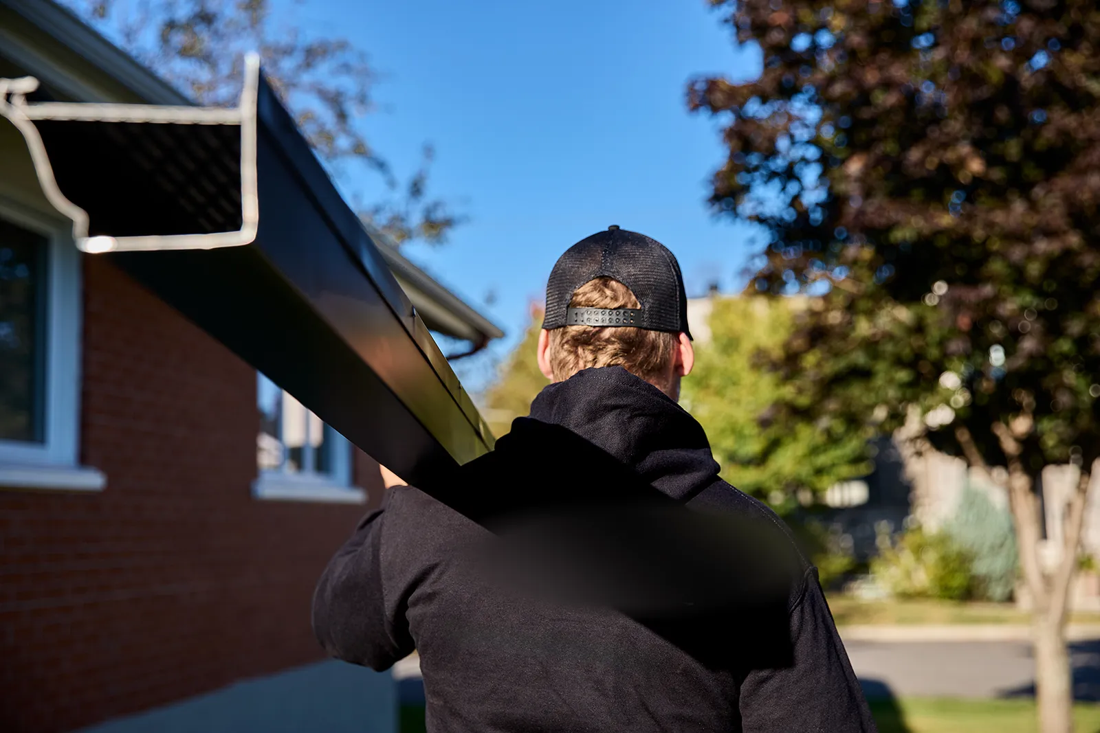 Guard install ready for coastal rain — JAWZ Gutter Solutions, Victoria BC