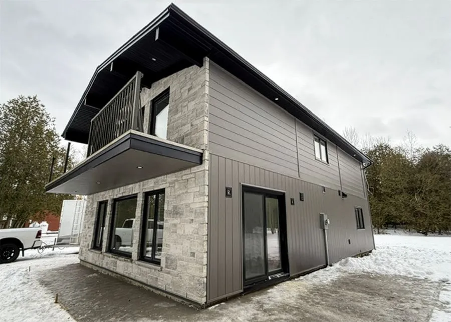 Residential eavestrough project — Lackner Exteriors, Owen Sound AB