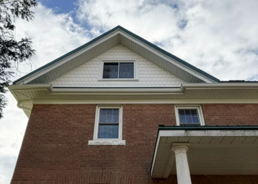 Gutter system — residential — Lackner Exteriors, Owen Sound AB