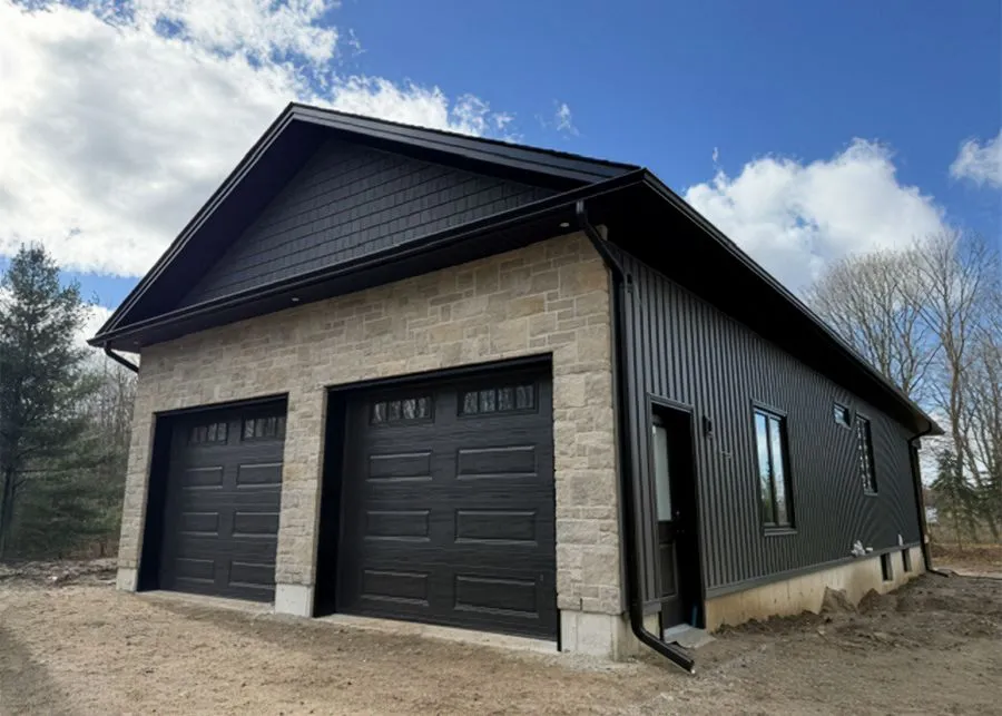Exterior project detail — Lackner Exteriors, Owen Sound AB