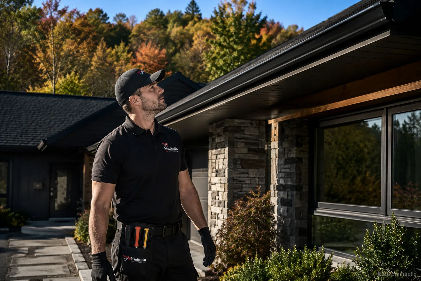 Installation de gouttières adaptée à votre maison par notre équipe locale