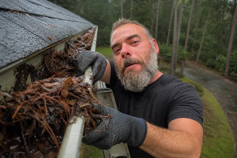 Professional gutter cleaning