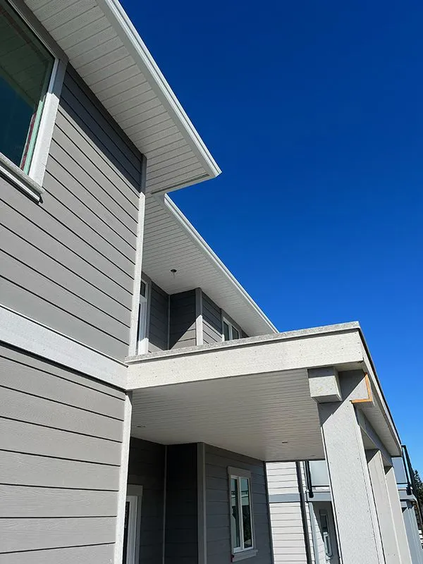 Residential exterior project — Northside Gutters, Nanaimo AB