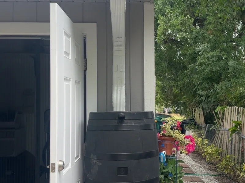 Clean roofline with new gutters — Quality Over Quantity Gutters, Cape Coral, FL