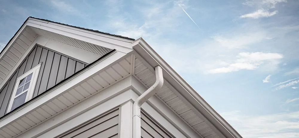 Residential exterior project — Rain Safe Seamless Gutter, Syracuse AB