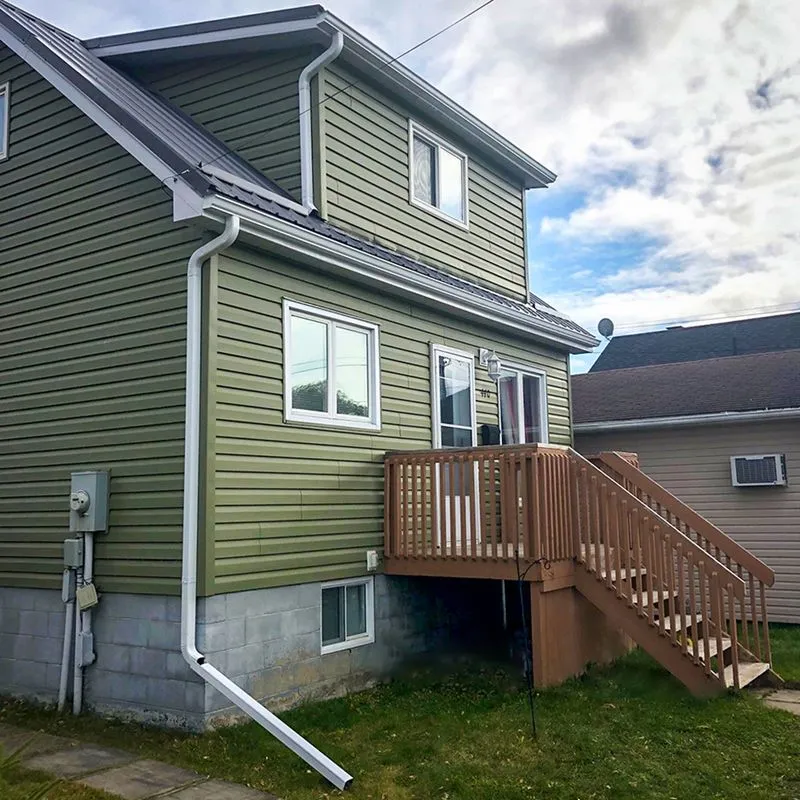 Residential exterior project — Gutter installation, Soffit, Fascia and Roofing, Northeastern Ontario AB