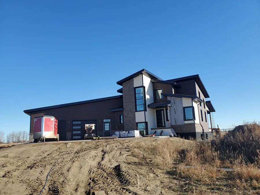 Home exterior project — Silverside Developments, Stettler AB