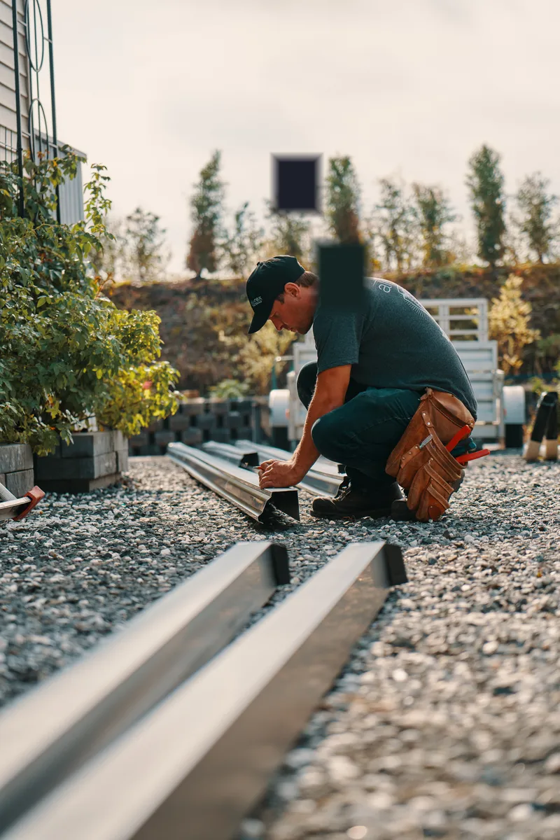 On-site forming and careful fastening — Sunshine Gutters, Durango, CO