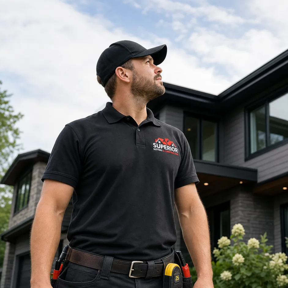 Installation de gouttières adaptée à votre maison par notre équipe locale