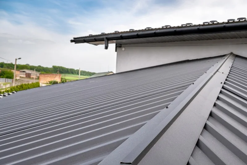 Custom-fitted metal work in a deep charcoal finish