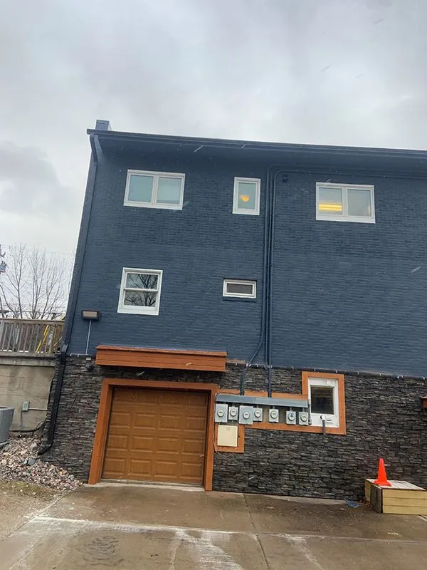Completed exterior work — U.P. Seamless Rain Gutters, Sault Ste. Marie AB