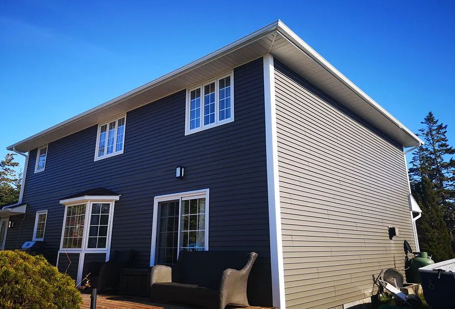 Residential exterior project — Weeks Seamless Gutter, Doctors Cove AB